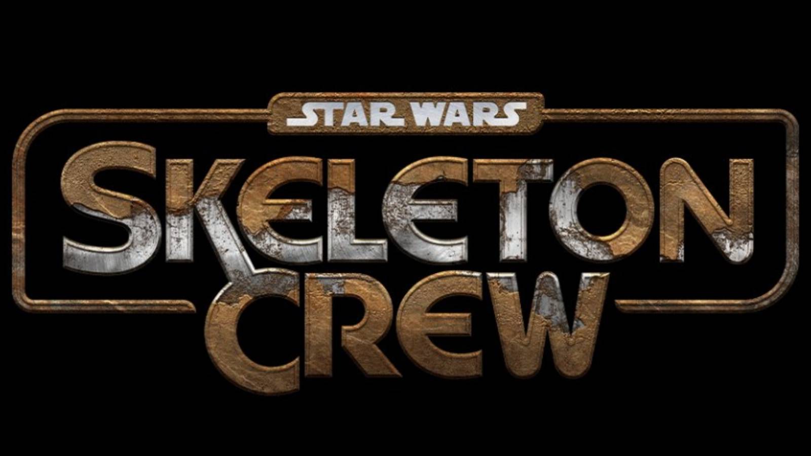 Star Wars: Skeleton Crew black logo poster