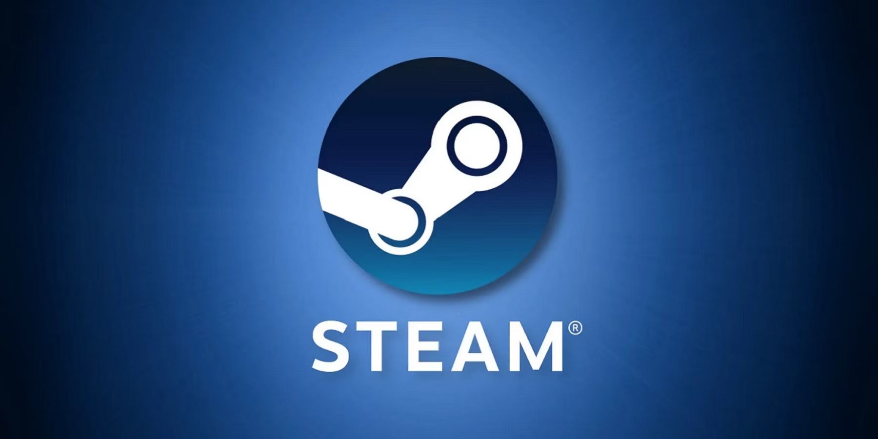 steam logo with blue background