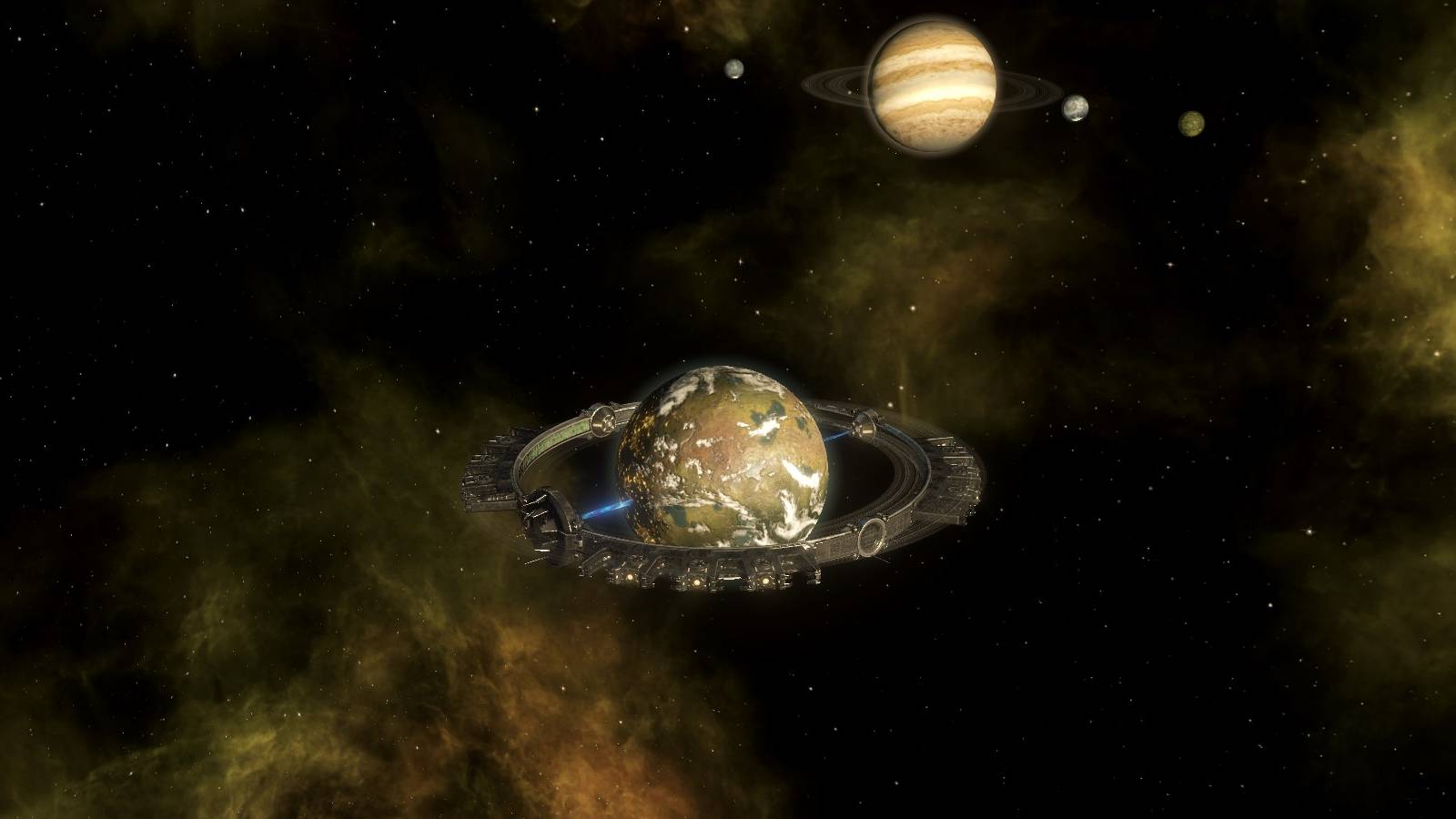 Stellaris Planet with Orbital Ring