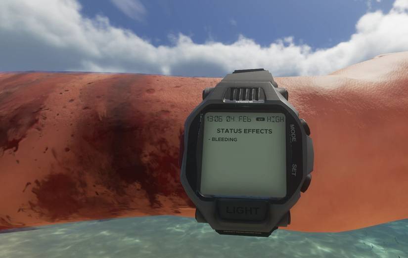 stranded deep bandages cure bleeding
