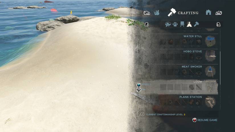 stranded deep loom use