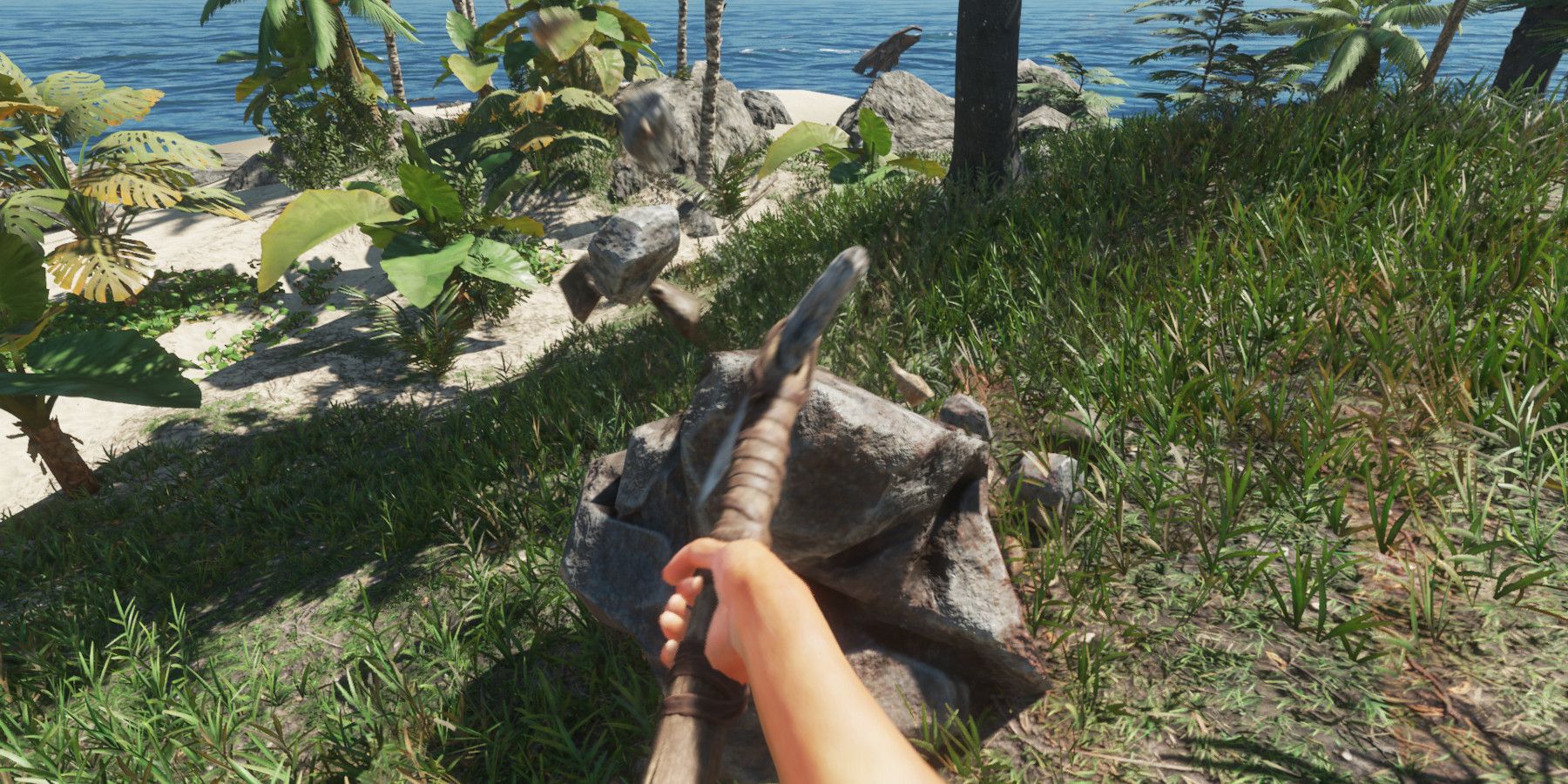 image showing an axe in stranded deep.