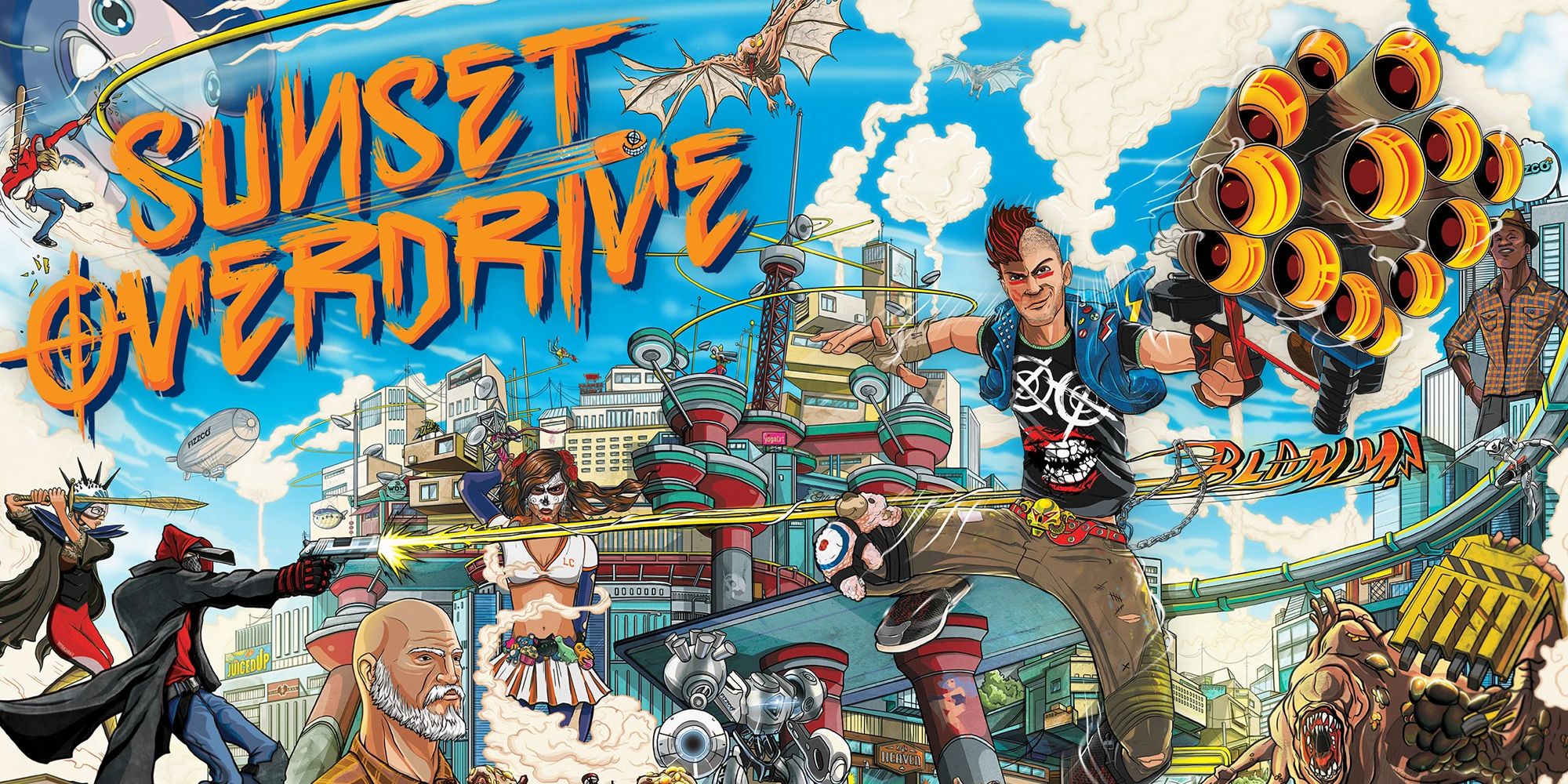 sunset overdrive cover poster