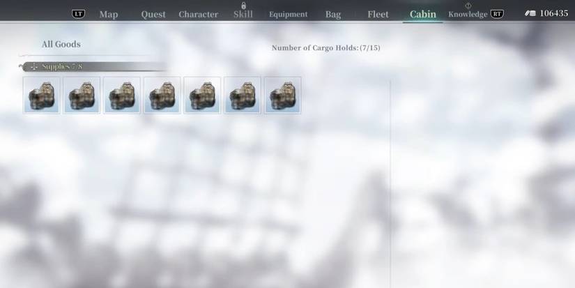 Sailing Era Supplies In Hold