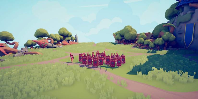 The Half Phalanx consists of a single line of Shield Bearers and Sarissas