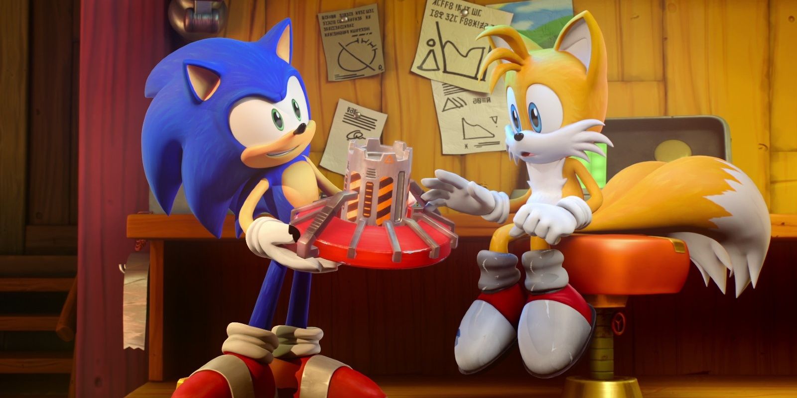 Sonic and Tails in Sonic Prime