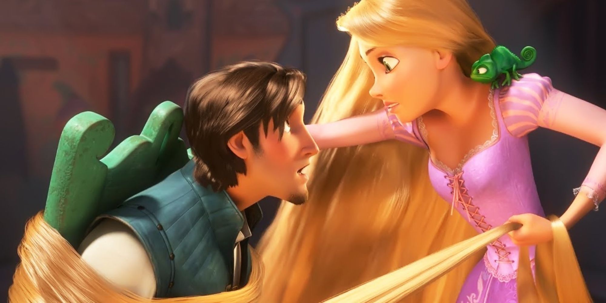 Flynn And Rapunzel in Tangled