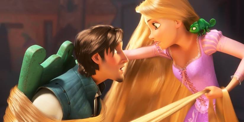 Flynn And Rapunzel in Tangled
