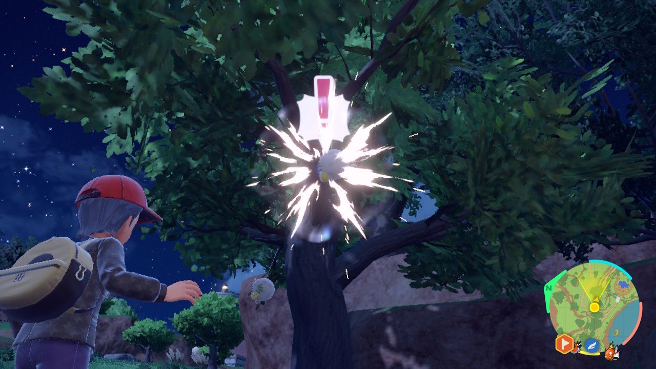 Pokemon Scarlet and Violet How to Catch Pokemon in Trees