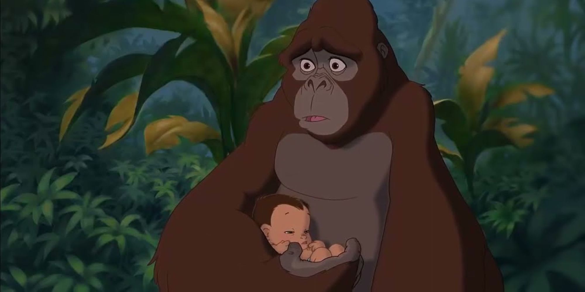Kala and Tarzan in Tarzan