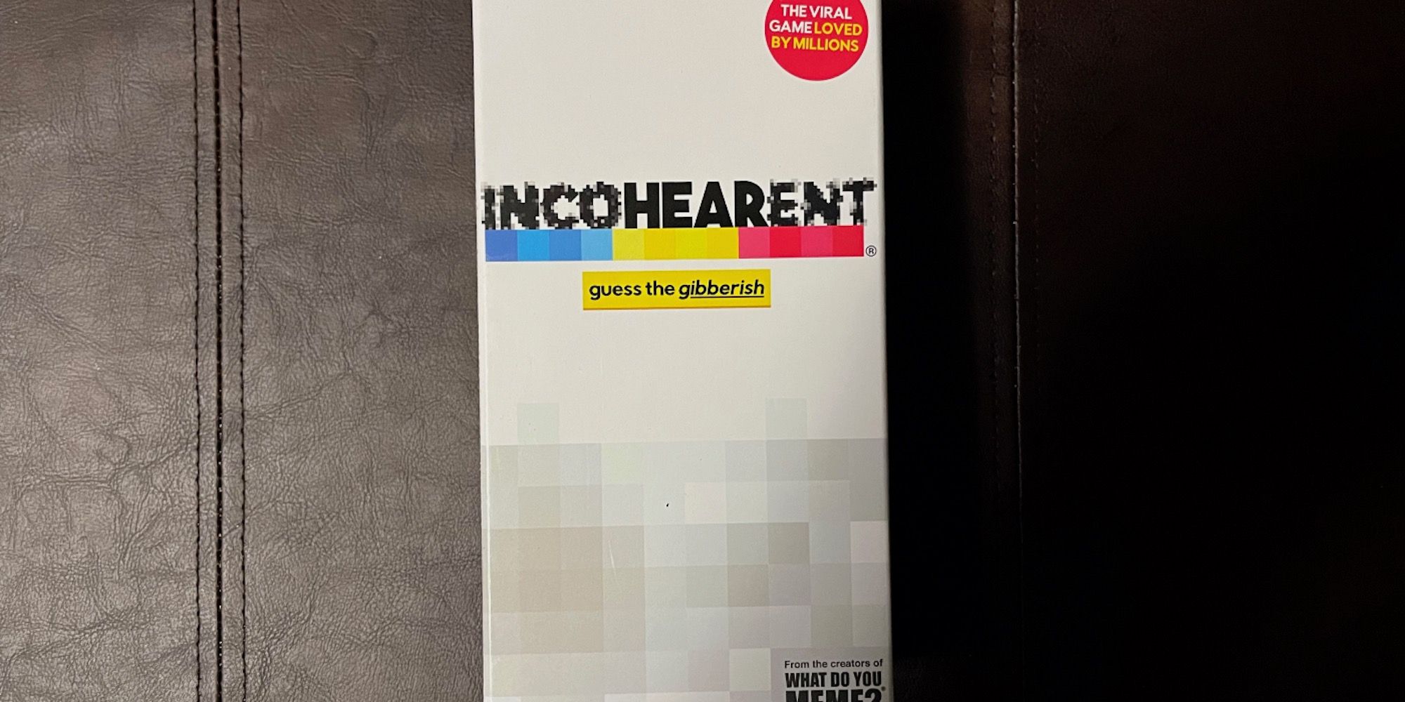 The board game box for Incohearant