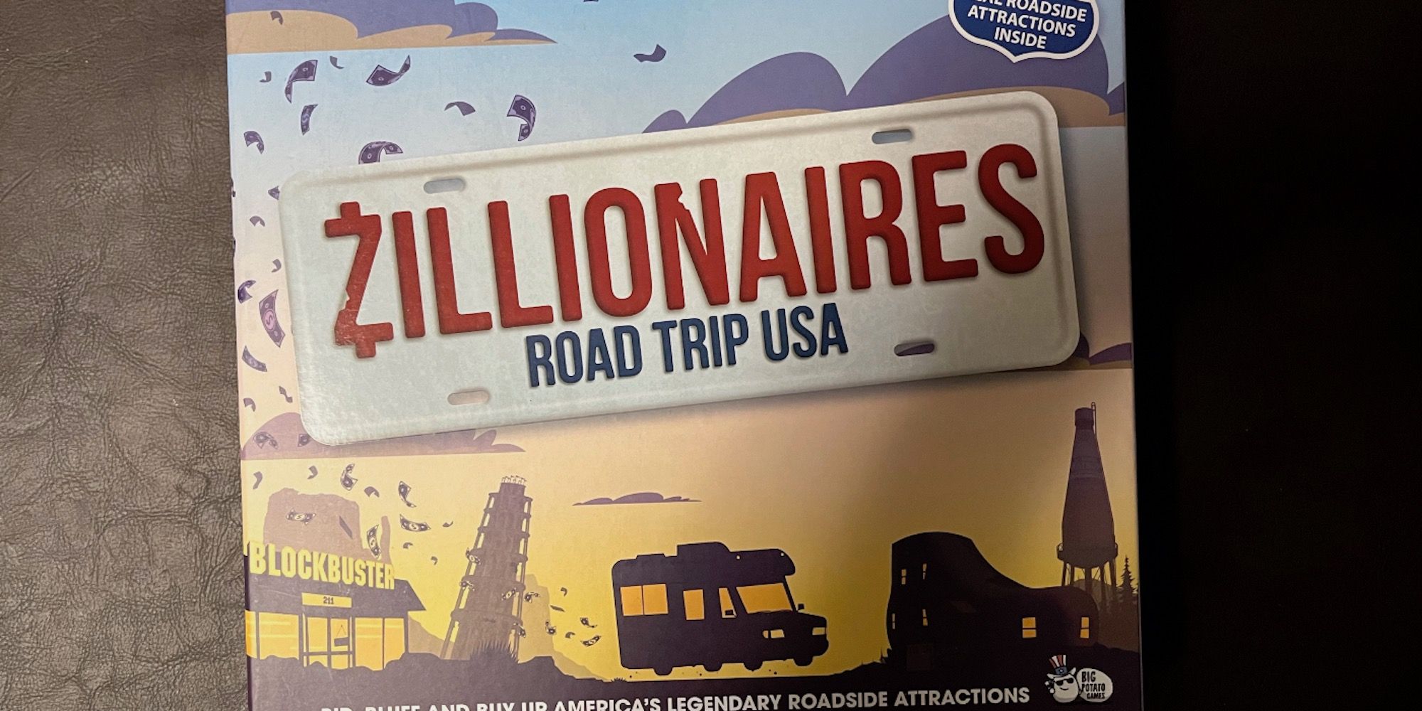 The board game box for Zillionaires