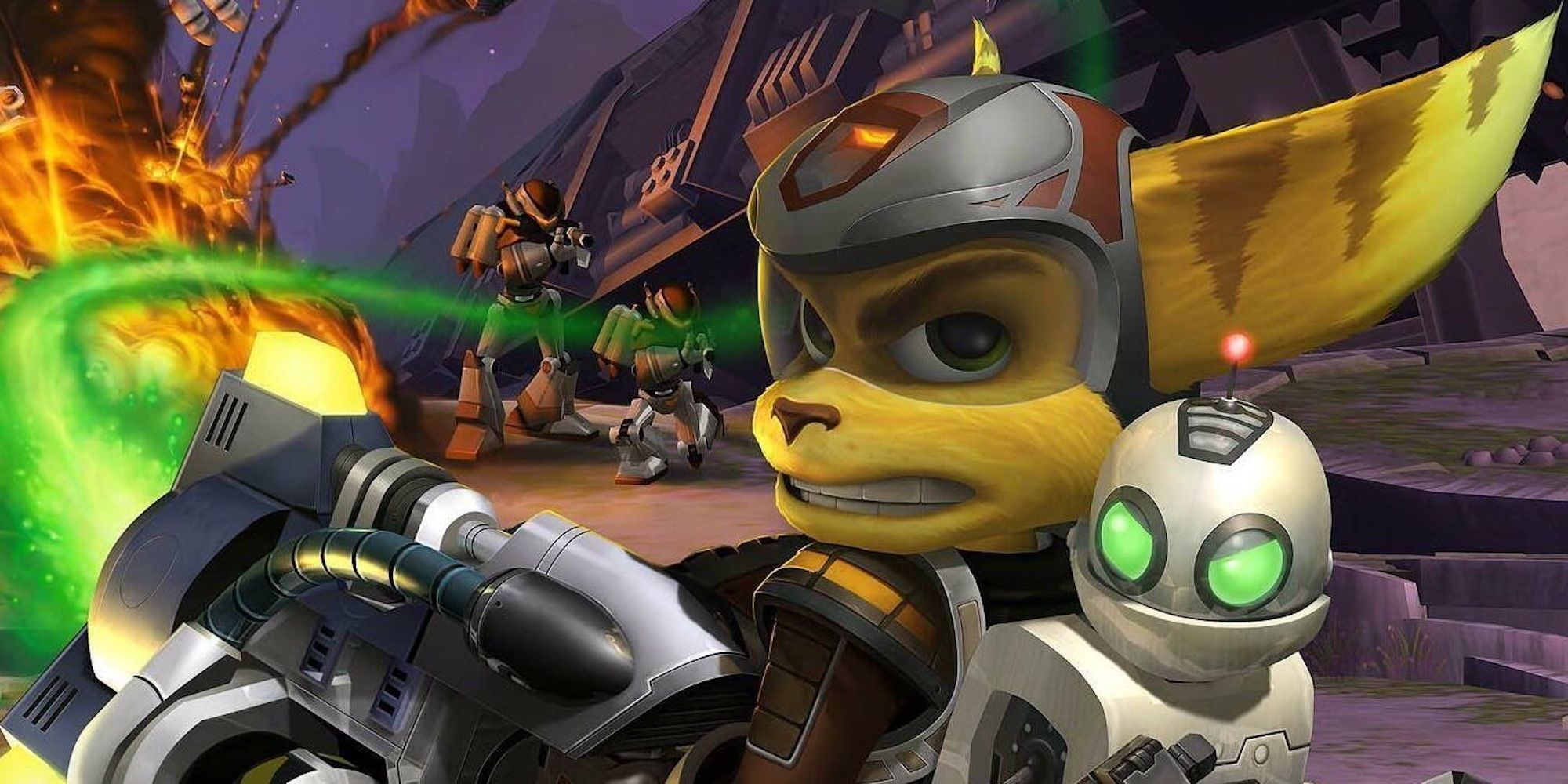 The box art featuring characters from Ratchet and Clank Going Commando