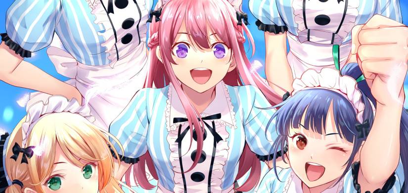 screenshot of multiple anime  maids