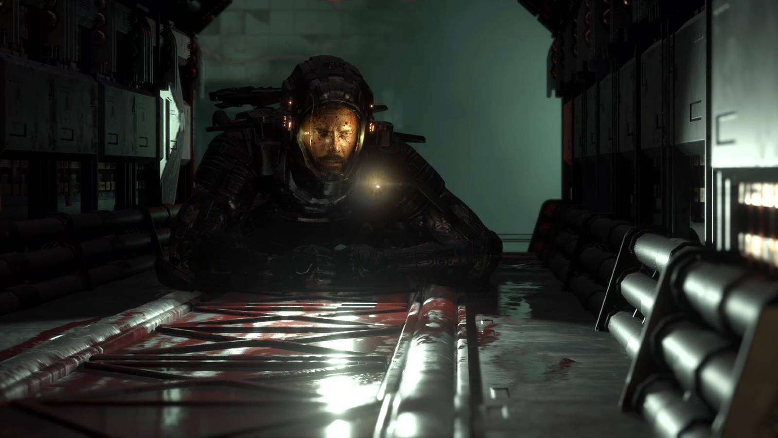 the callisto protocol shimmy squeeze through crawl prone vent movement