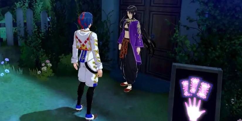 The  player talking to Seadall at his Fortune Teller house