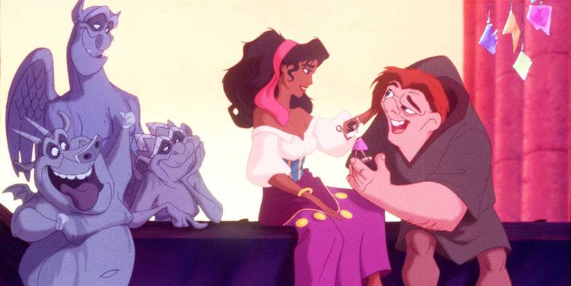 Esmeralda and Quasimodo in The Hunchback of Notre Dame