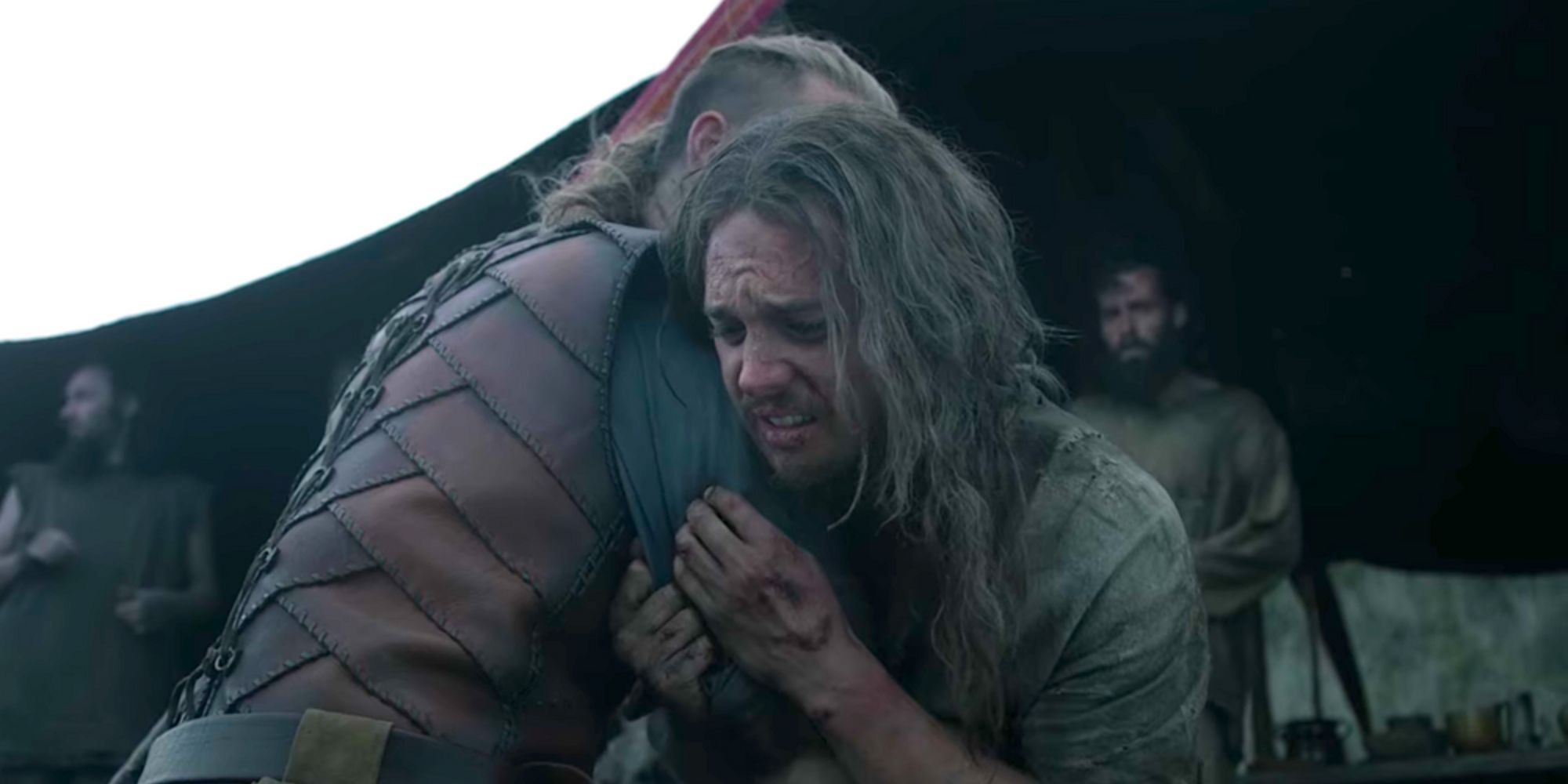 Uhtred rescued from slavery embraces Ragnar