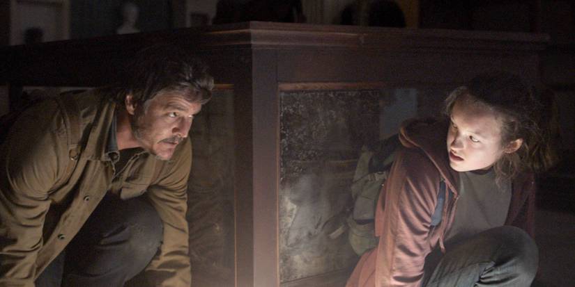 The Last of Us Ellie and Joel in Hiding