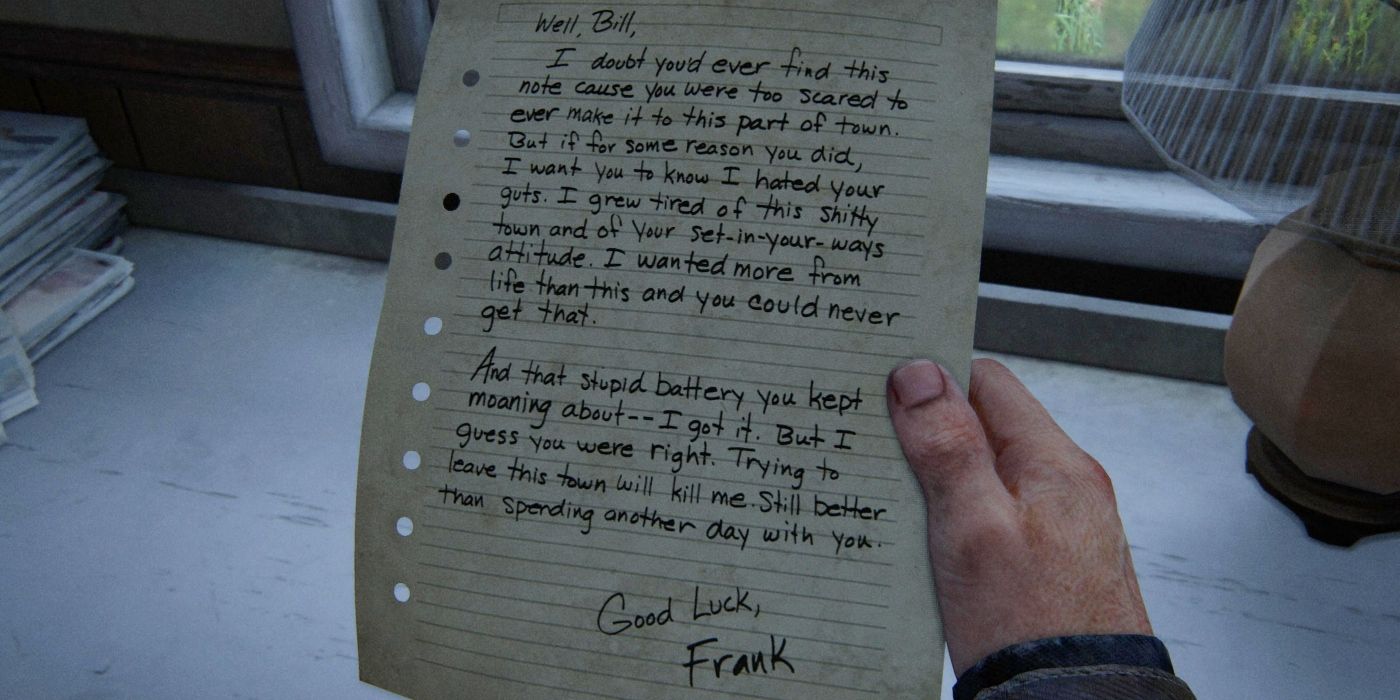 The Last of Us™ Part I Frank's Letter to Bill (1)