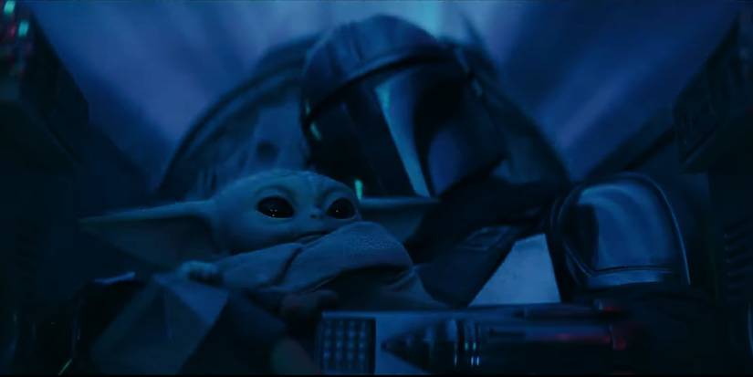 the mandalorian and grogu in the mandalorian season 3