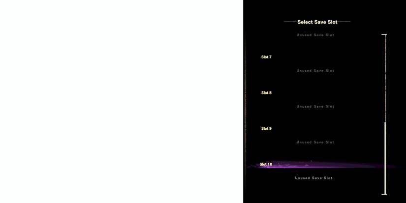 The save menu in Forspoken