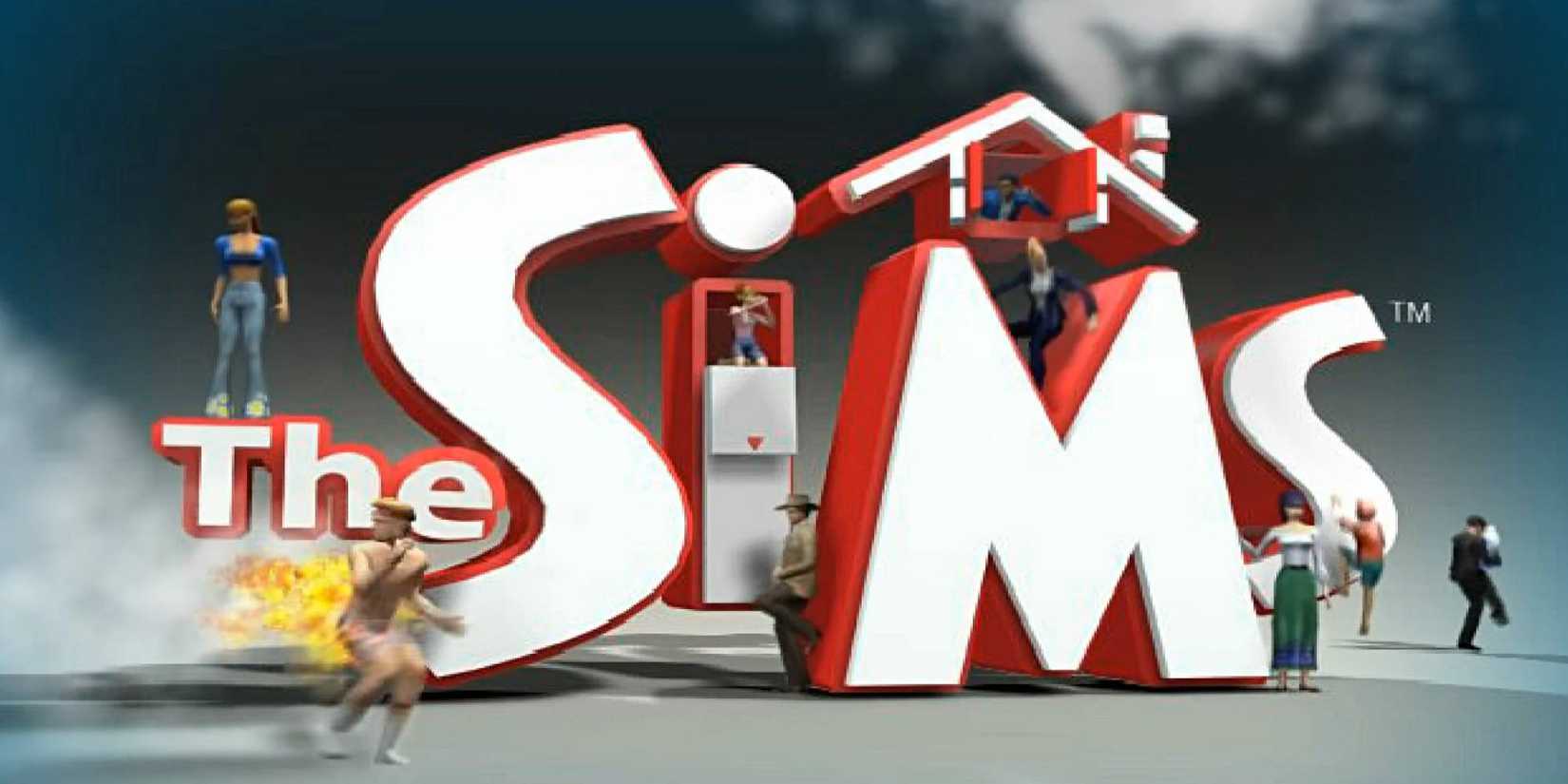Screenshot of the intro scene of The Sims 1 console port