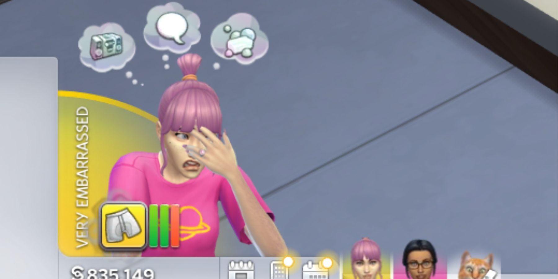 The Sims 4 Embarrassed