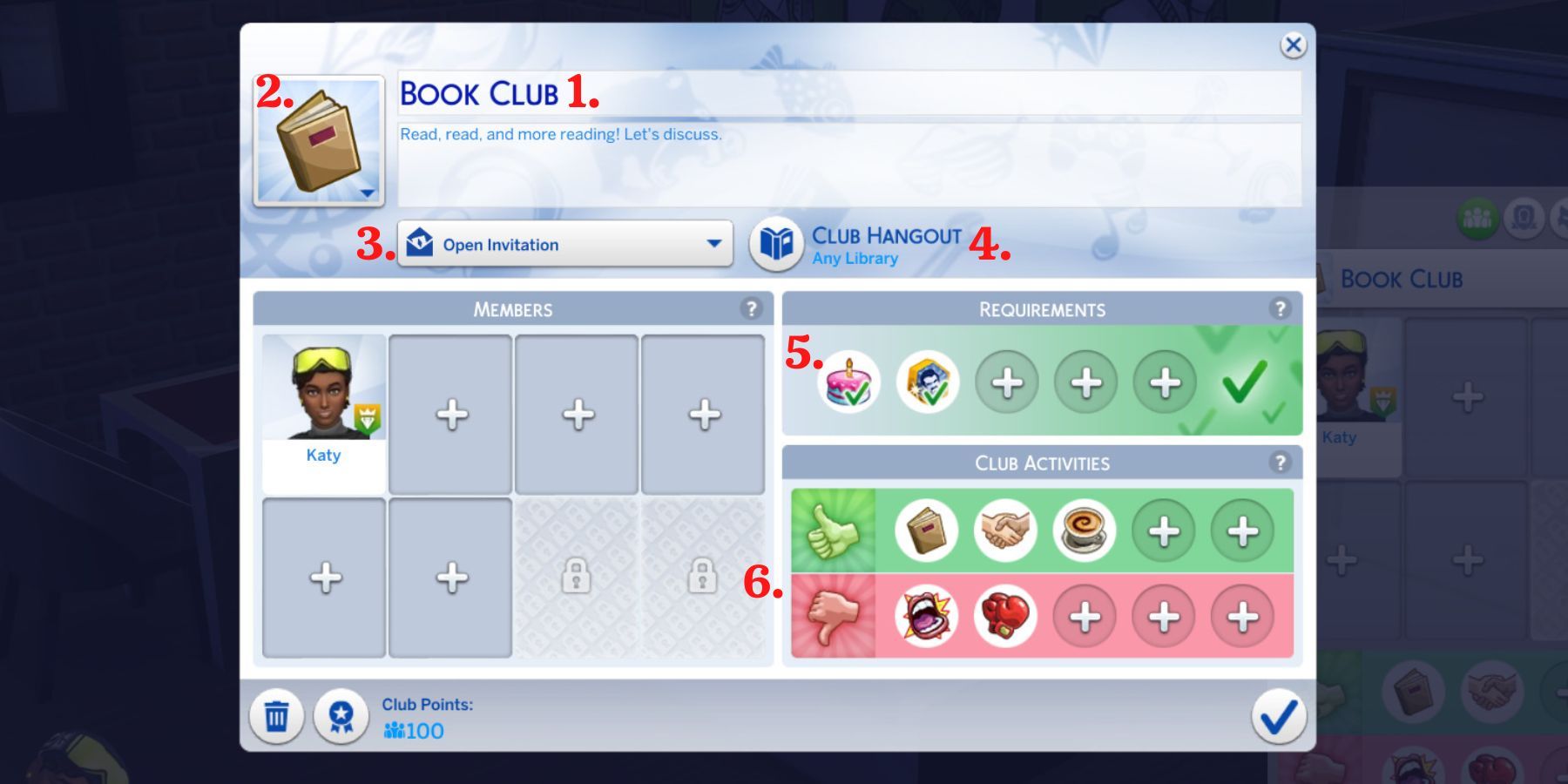 The Sims 4 Create a Club