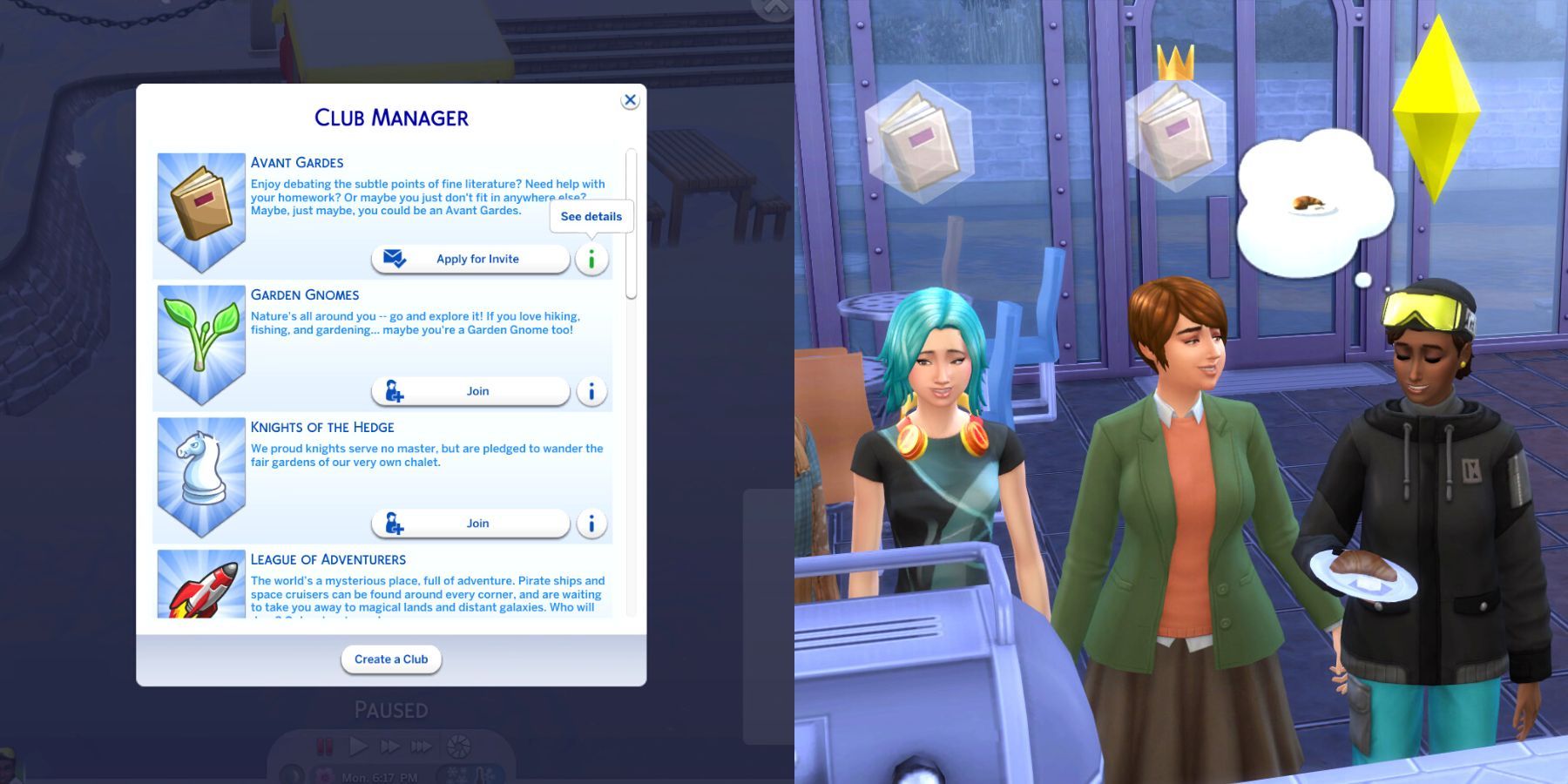 The Sims 4 Clubs