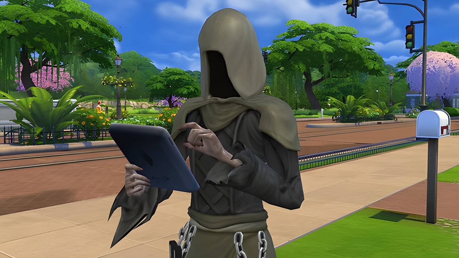 Screenshot of Death in The Sims 4