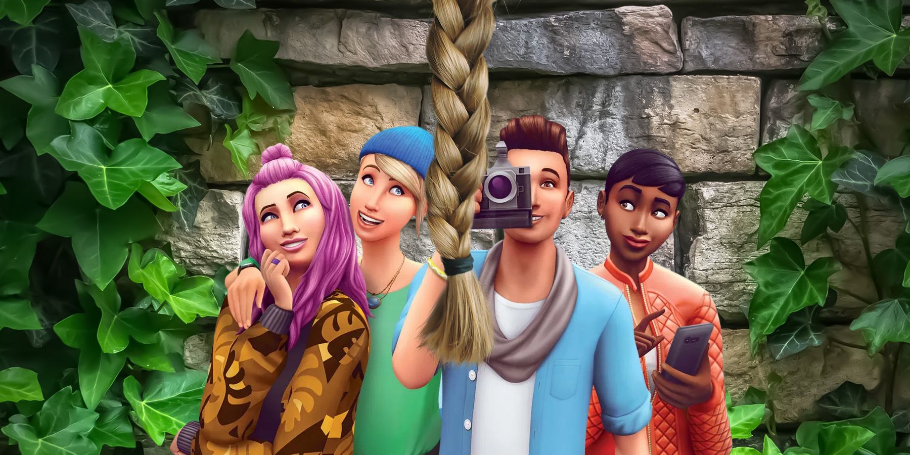 the-sims-4-player-builds-rapunzel-tower-in-game-gamerant