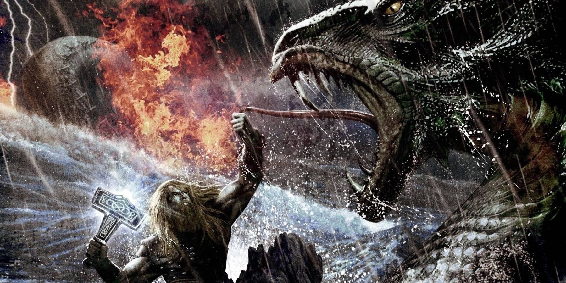 thor vs jormungandr norse mythology