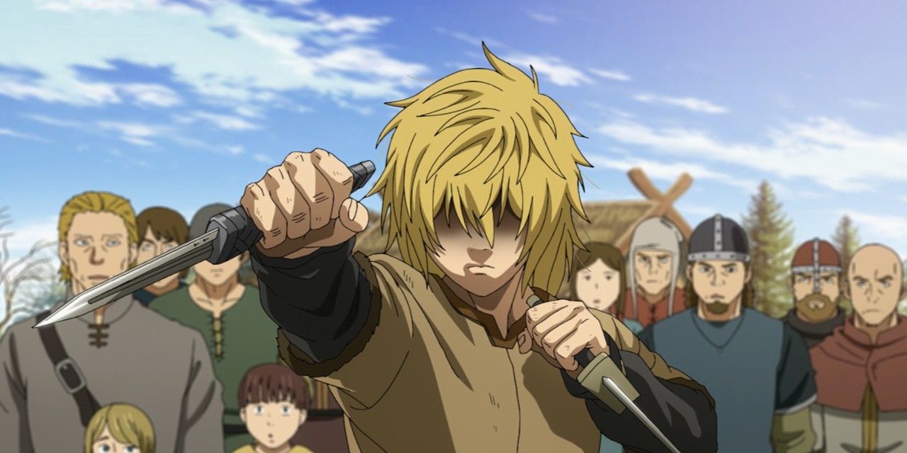 Thorfinn gets ready to fight