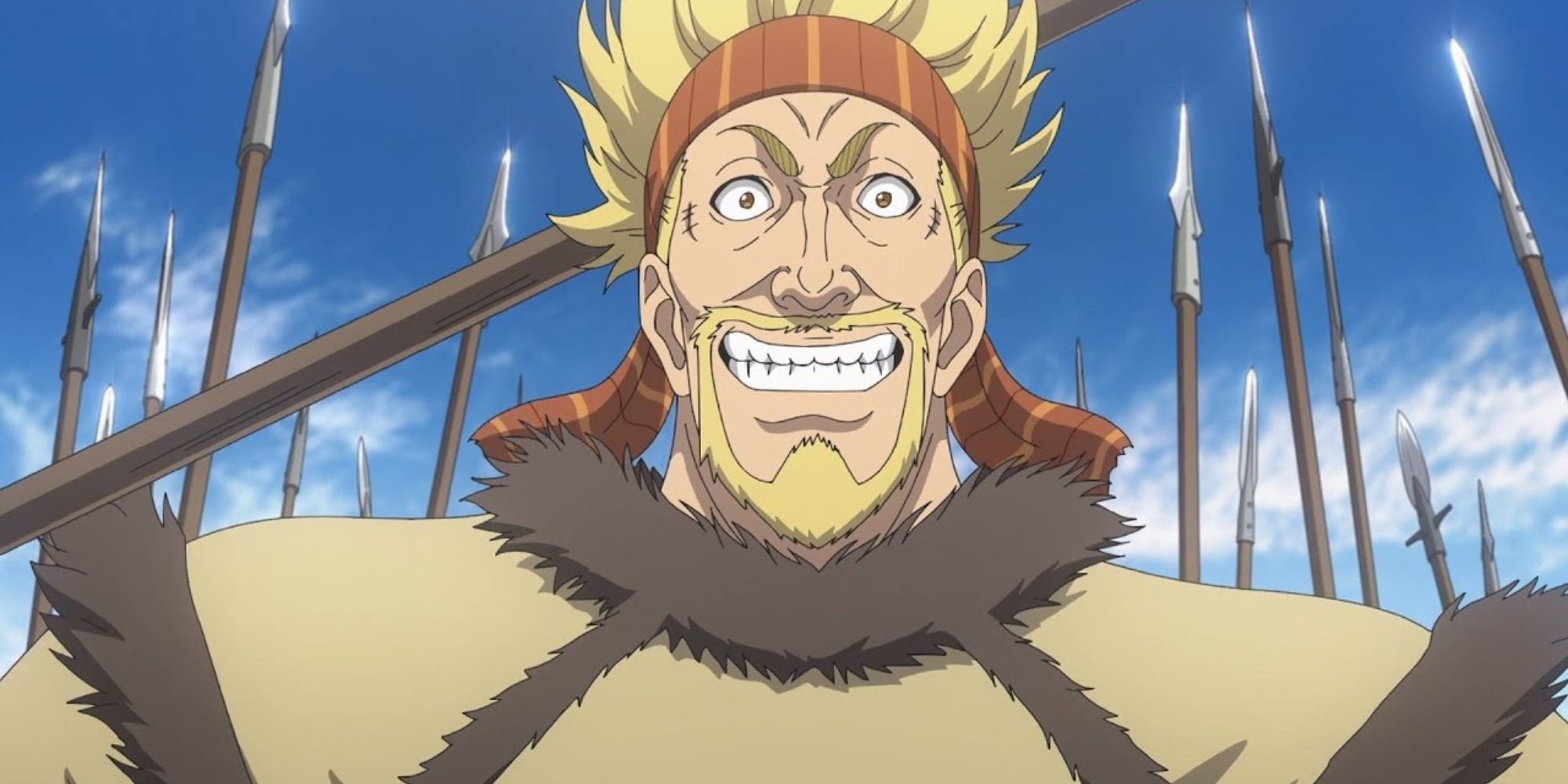 Thorkell around spears