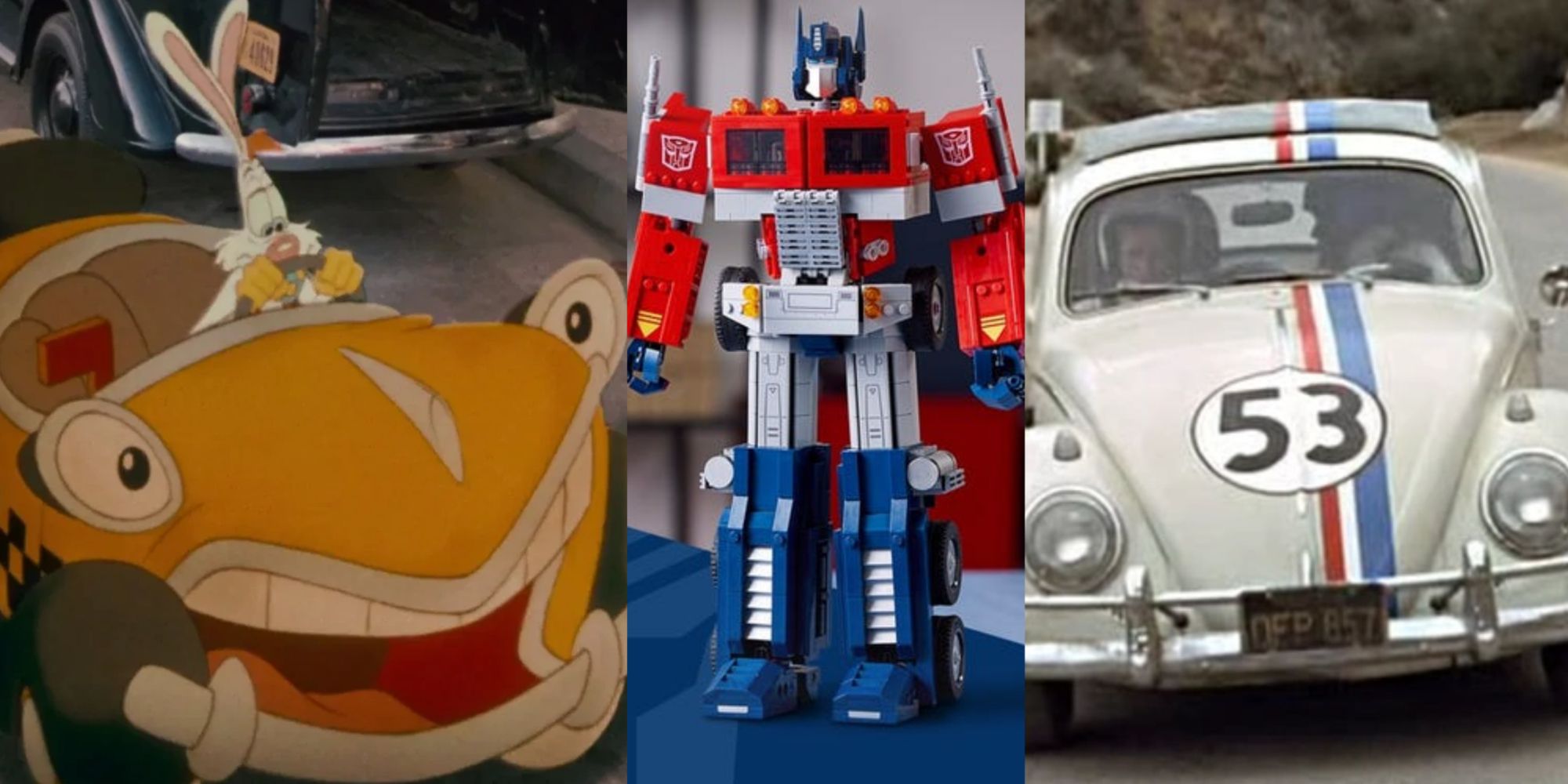 title image sentient cars benny the cab optimus prime herbie