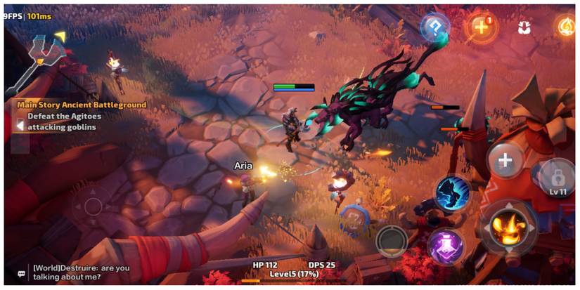 needing healing in battle in Torchlight: Infinite