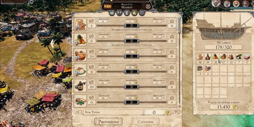 Tortuga - A Pirate's Tale Trading Goods