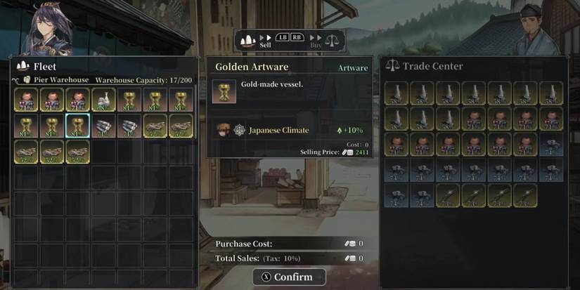 Sailing Era Trading Goods