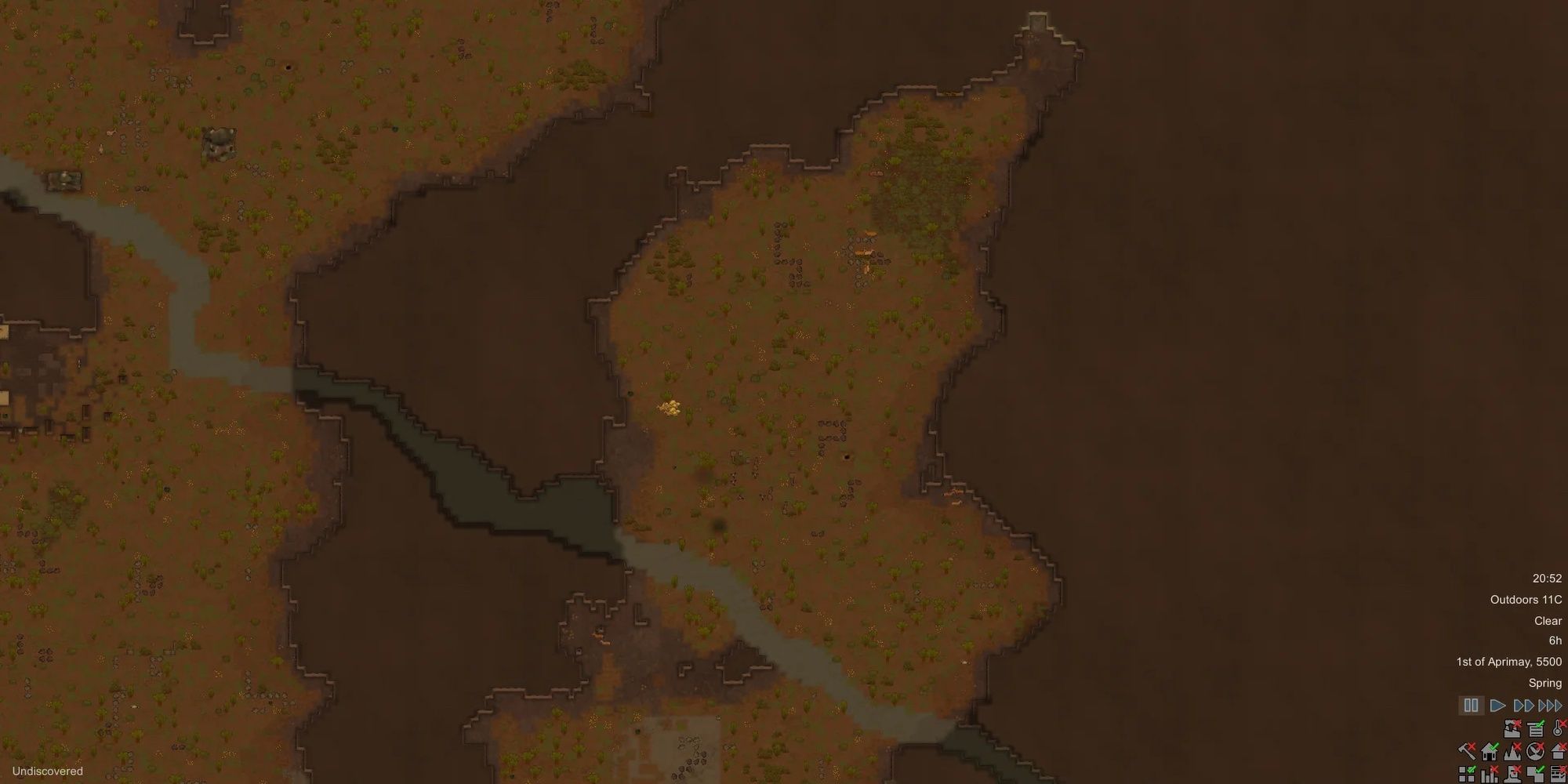 ultrafine seed map in Rimworld
