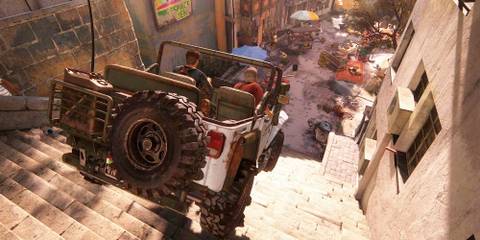 Uncharted 4 chase scene