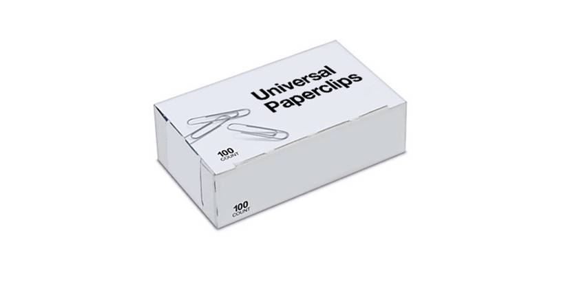 The logo for Universal Paperclips