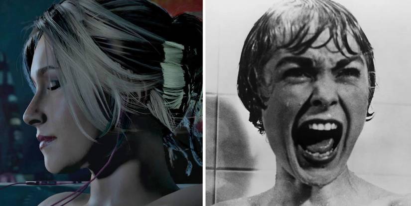 Until Dawn and Psycho shower scene