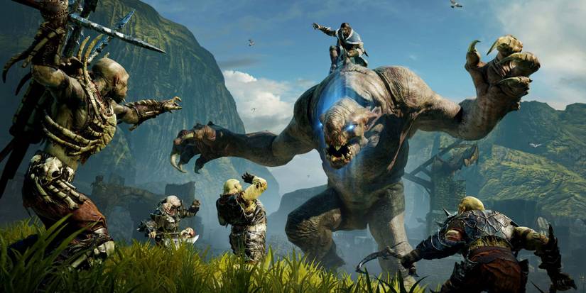 Graug riding in Shadow in Mordor