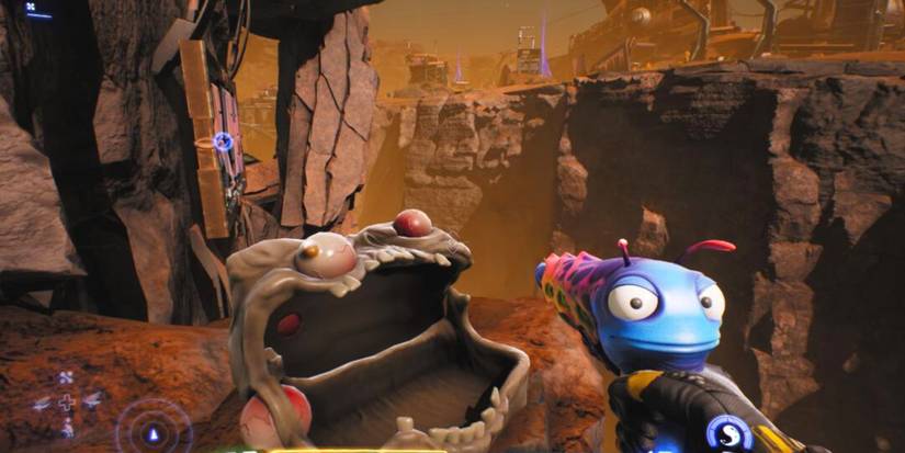 Old Town chest location in Old Town Gorge in High on Life