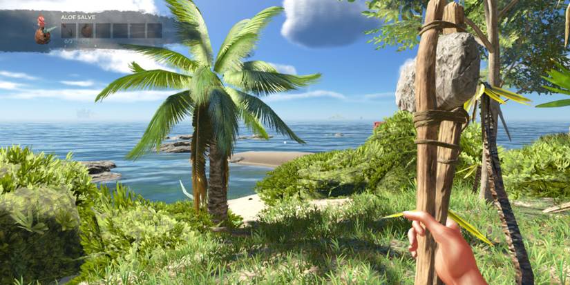 Crude axe Stranded Deep