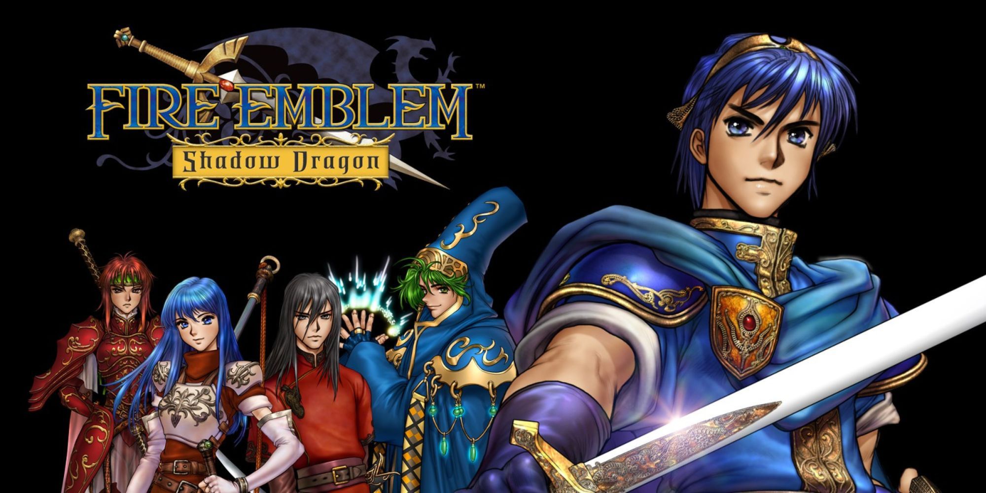 The cover art for Fire Emblem: Shadow Dragon