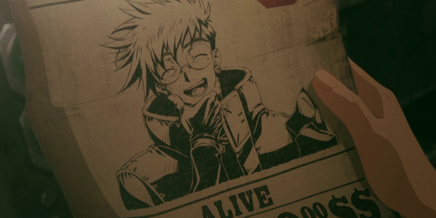 Vash The Stampede Wanted Poster – TRIGUN STAMPEDE Episode 2