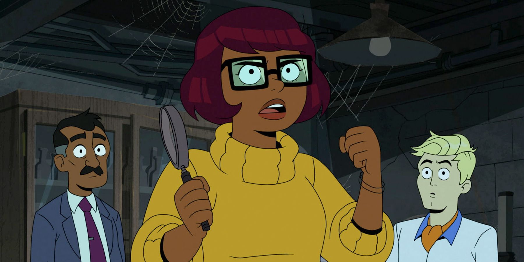 Velma Solving a Mystery