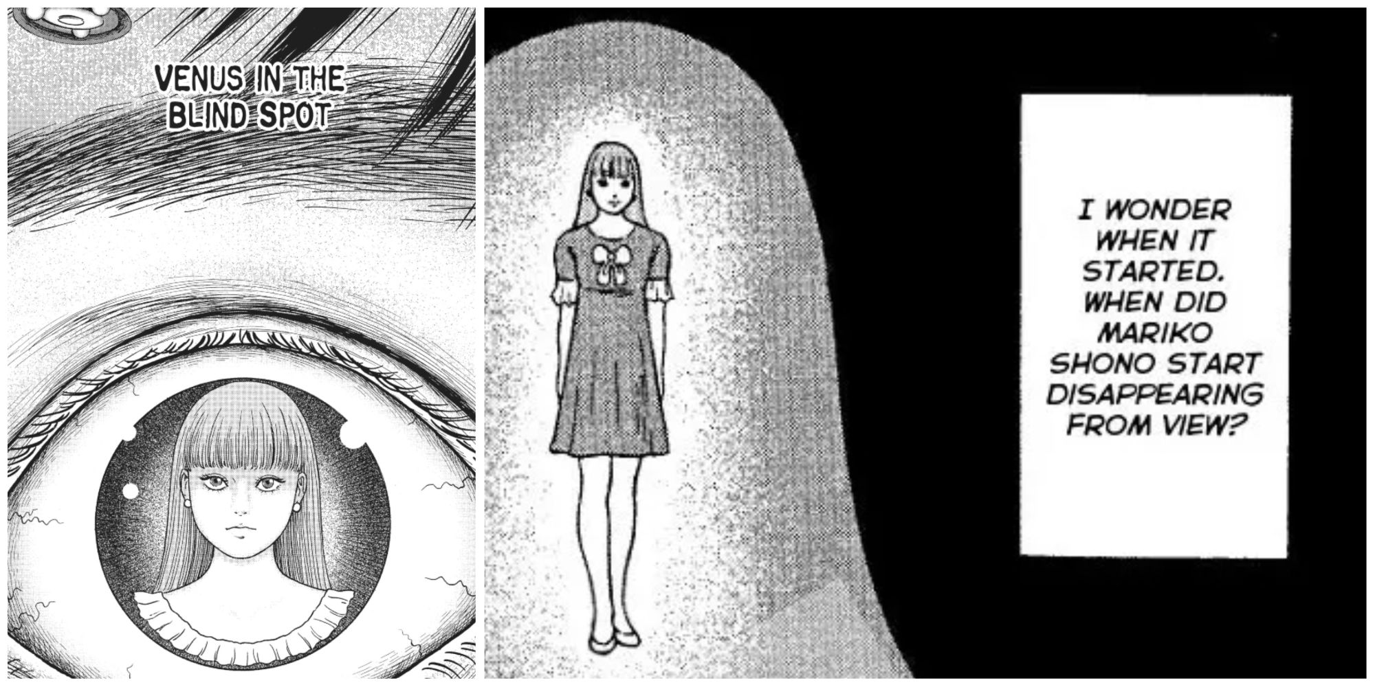 manga panels from venus in the blind spot